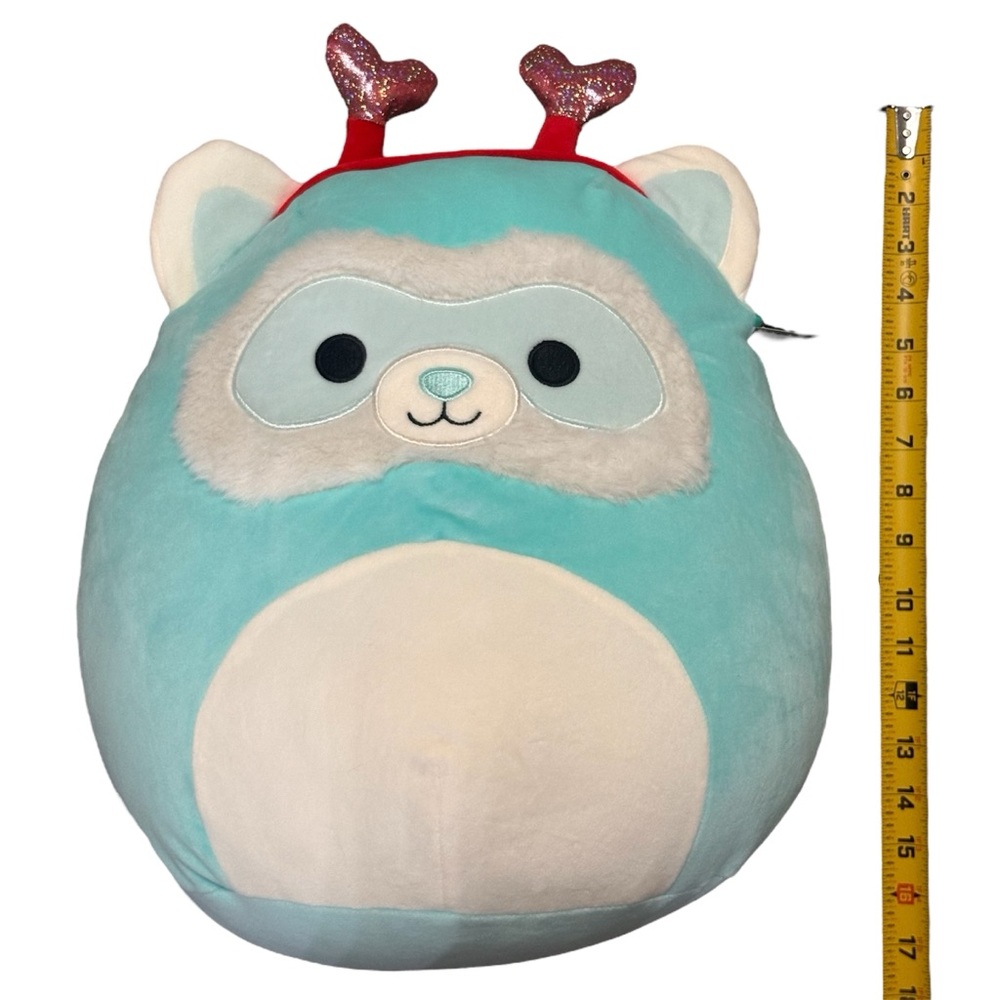Squishmallow  Plush Anneli The Valentines Day Ferret Heart Plush 14” NWT